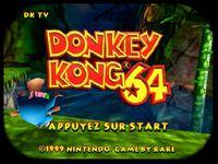 une photo d'Ã©cran de Donkey Kong 64 sur Nintendo 64